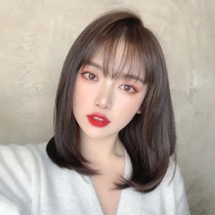 nguyên đầu tóc thật nữ 35cm