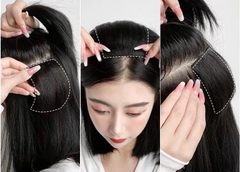 kẹp phồng chân tóc tóc thật