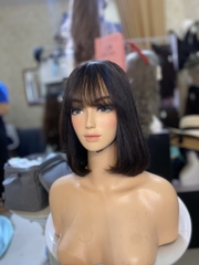 nguyên đầu tóc thật nữ 35cm