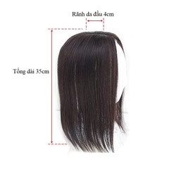 Tóc mái hói nữ dài 35cm