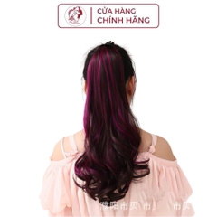 Tóc giả cột xoăn dài