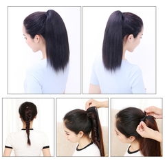 Tóc cột đuôi thẳng 40cm