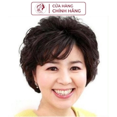 Tóc giả nữ ngắn trung niên