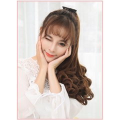 Tóc giả cột đuôi xoăn 58cm