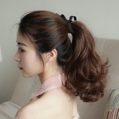 Tóc giả nữ cột xoăn ngắn