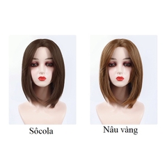 Tóc giả nữ 2 mái lửng 45cm