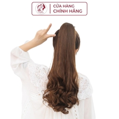 Tóc giả cột đuôi xoăn 58cm