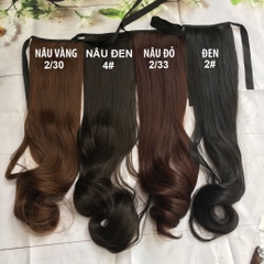 Tóc giả cột đuôi xoăn 58cm