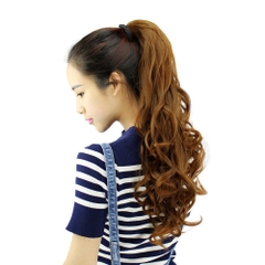 Tóc giả cột xoăn dài