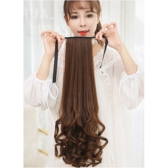 Tóc giả cột đuôi xoăn 58cm