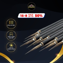 Bút lông viết thư pháp Chaco Gold, cọ tỉa nét nhỏ dùng trong mỹ thuật hoặc thư pháp 3 size