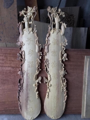 Cuốn thư câu đối quả bầu