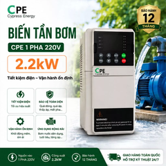 Biến tần bơm năng lượng mặt trời 1 pha - CPE 2.2kW