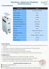 Pin lưu trữ XinPZ 51.2V-17920Wh 125kg chính hãng