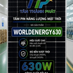 Tấm năng lượng mặt trời WORLD ENERGY 630