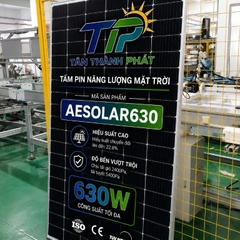 Tấm pin năng lượng mặt trời AESOLAR 630W