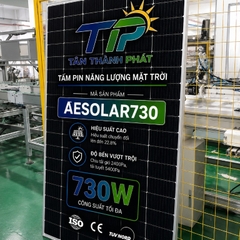 Tấm pin năng lượng mặt trời AESOLAR 730W