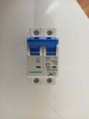 Aptomat MCB 2P AC 63A bảo vệ mạch điện khỏi các sự cố quá tải và ngắn mạch