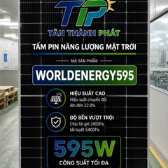 Tấm năng lượng mặt trời WORLD ENERGY 595