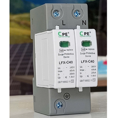 Aptomat chống sét lan truyền AC 385V 2P 40KA - cắt sét Ac