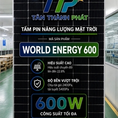Tấm năng lượng mặt trời WORLD ENERGY 600