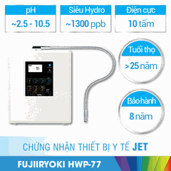 Máy lọc nước ion kiềm Fujiryoki HWP-77