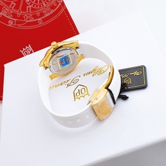 Olym Pianus OP990-45D (Mặt trắng, viền vàng)