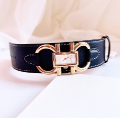 Salvatore Ferragamo Double Gancini Cuff (da đen)