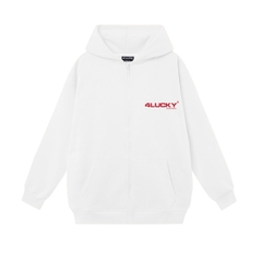Áo Hoodie dài tay zip in 4LUCKY - 6114