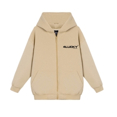 Áo Hoodie dài tay zip in 4LUCKY - 6114
