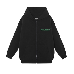 Áo Hoodie dài tay zip in 4LUCKY - 6114