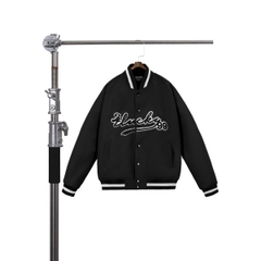 ÁO KHOÁC BOMBER CHẤT DẠ THÊU 