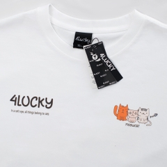 ÁO THUN 4LUCKY ANIMALS IN HỌA TIẾT 6048  