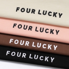 ÁO THUN 4LUCKY THÊU CHẠY VIỀN 6073