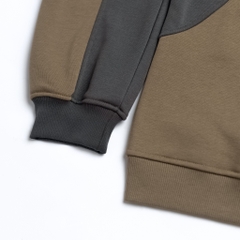 ÁO SWEATER NÂU PHỐI TAY 4LUCKY _ 6146