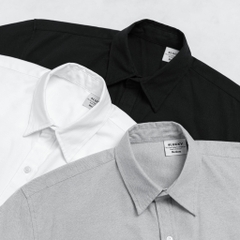 ÁO SƠ MI TAY NGẮN TÚI MỔ VẢI OXFORD - 6809