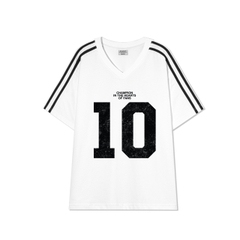 ÁO THUN CỔ TIM SỐ 10 4LUCKY - 6090