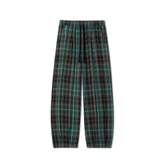 QUẦN DẠ ỐNG RỘNG SỌC CARO UNISEX - 6215