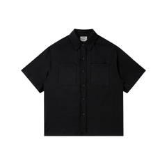 ÁO SƠ MI BOXY FIT XỐP NHĂN UNISEX 6819