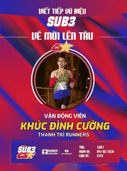 Khúc Đình Cường - Chiến Binh Thanh Trì Runner Vững Bước Cùng Đoàn Tàu Sub 3