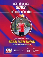 Trần Văn Nhân - Bản Lĩnh Thanh Hóa Runners Cùng Đoàn Tàu Sub 3 2026