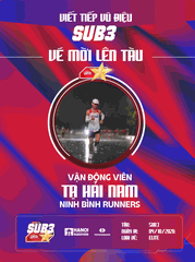 Tạ Hải Nam - 'Thần Đồng Speed' Ninh Bình Runner Và Hành Trình Thống Trị Đường Đua Đoàn Tàu SUB 3