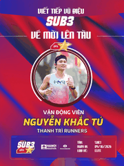 Nguyễn Khắc Tú – Bản Lĩnh Thép Của Thanh Trì Runners Và Tấm Vé Vàng Lên Đoàn Tàu SUB 3