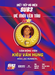 Kiều Văn Hùng: Bản Lĩnh Sub 2h55 Và Sức Mạnh Đoàn Kết Cùng Đoàn Tàu SUB 3 – 2026