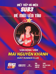 Mai Nguyên Khanh: Kĩ Sư Giày Bứt Tốc Cùng Đoàn Tàu Sub 3 – 2026