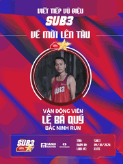 HÀNH TRÌNH VƯỢT QUA 2 GIÂY ĐỊNH MỆNH: 'LỚP TRƯỞNG LỚP MẦM' LÊ BÁ QUÝ LÊN ĐOÀN TÀU SUB 3 – 2026
