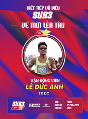 Lê Đức Anh: Bản Lĩnh Độc Hành Và Hành Trình Viết Tiếp Vũ Điệu Sub 3 Trên Chuyến Tàu 2026
