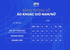 Áo khoác gió in logo – Thiết kế riêng, bền đẹp, cá tính | PR SPORT