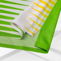 Áo chạy bộ Nữ Singlet - XANH VÀNG - Ép nhiệt | Áo chạy bộ PR SPORT