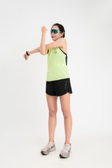 Áo chạy bộ Nam Singlet - XANH ĐEN - Ép nhiệt | Áo chạy bộ PR SPORT